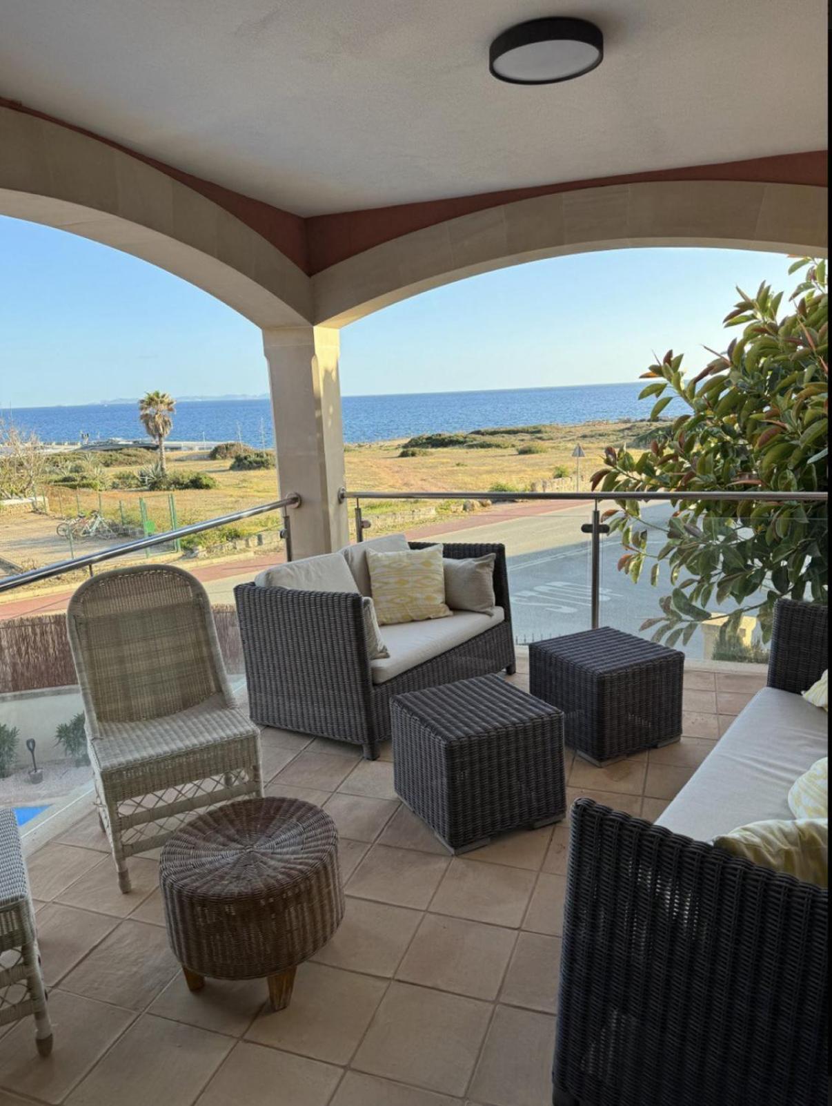 Mallorca Finca Haus Mit Pool Direkt Am Meer Es Trenc, Bootstour Moeglich Sa Rapita Exterior photo