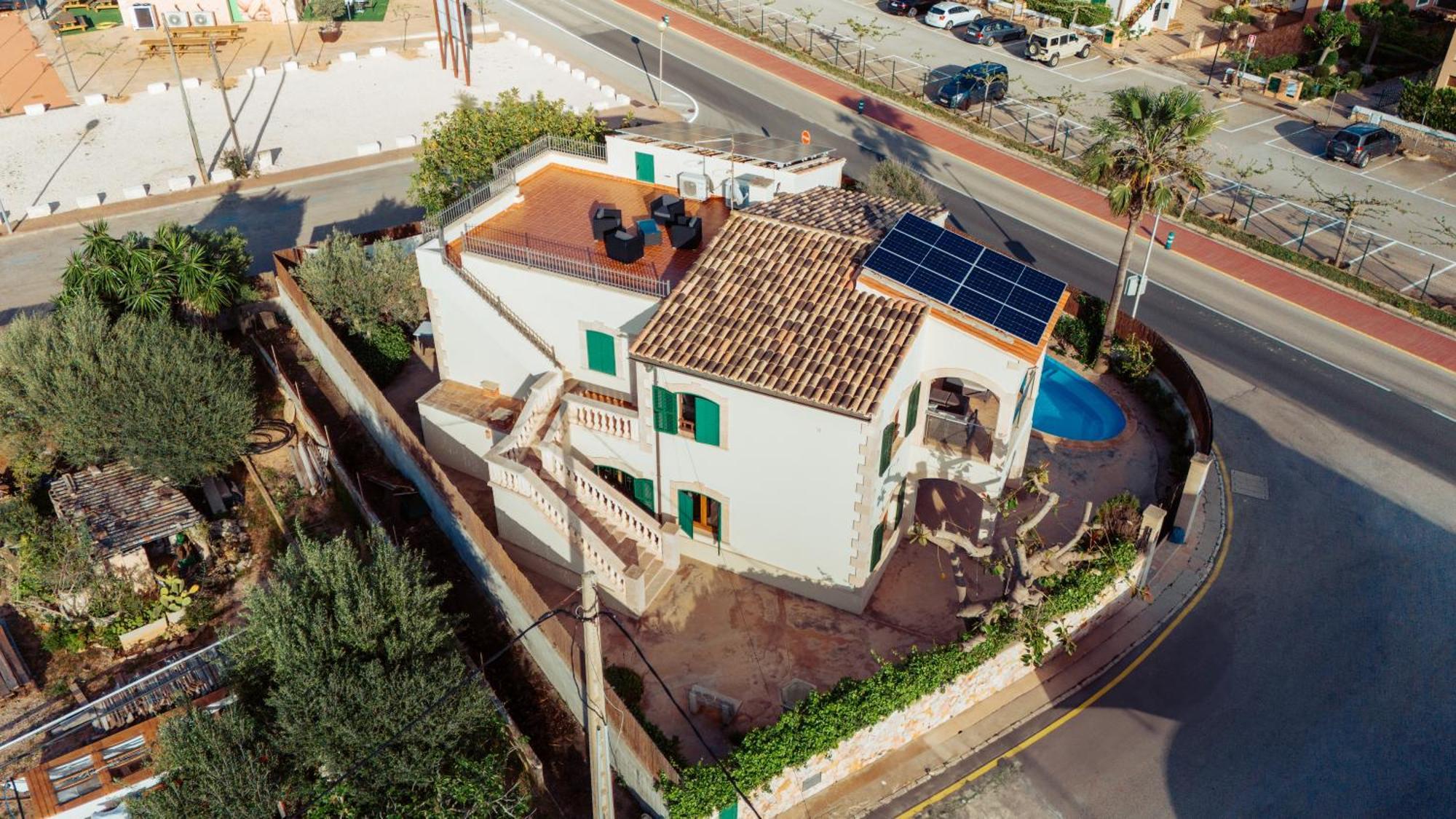 Mallorca Finca Haus Mit Pool Direkt Am Meer Es Trenc, Bootstour Moeglich Sa Rapita Exterior photo