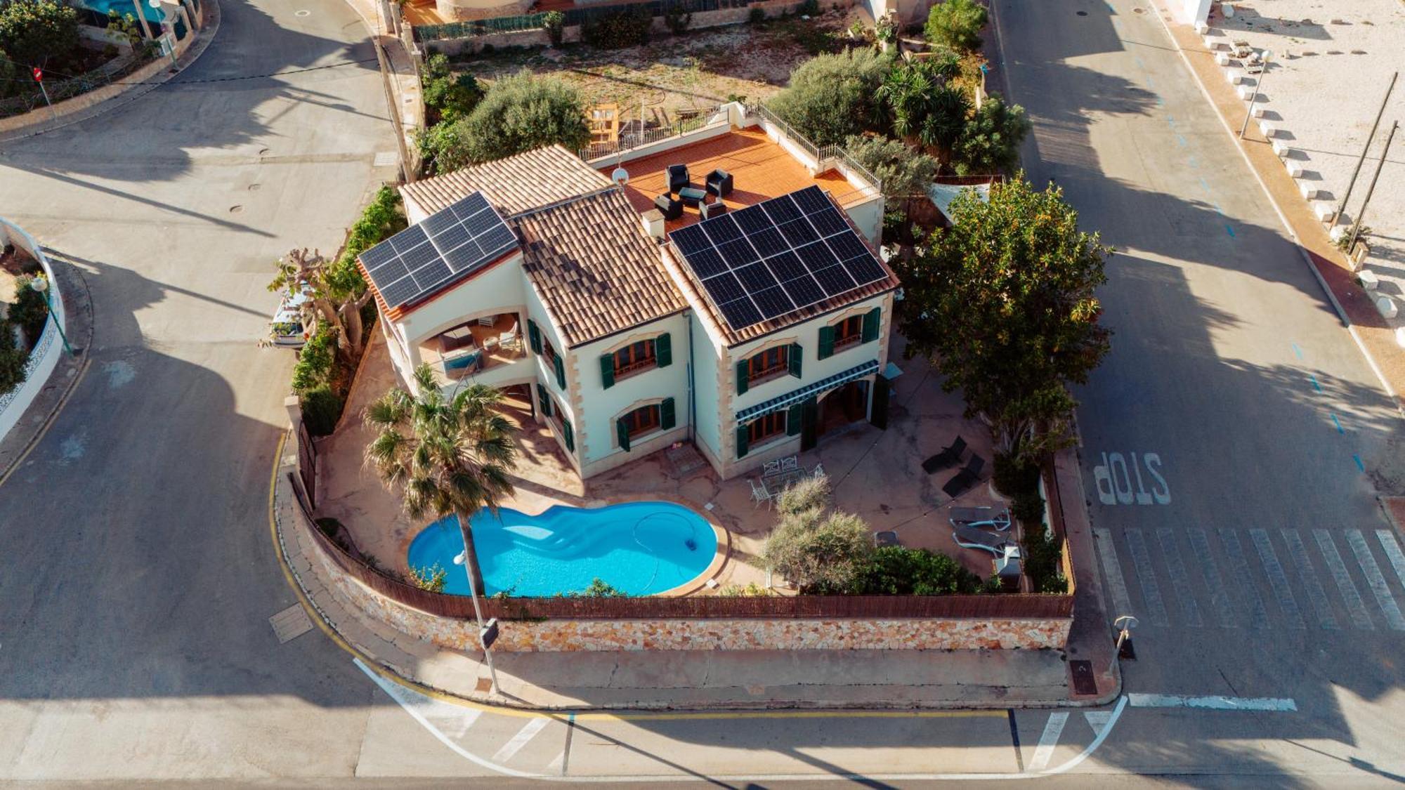 Mallorca Finca Haus Mit Pool Direkt Am Meer Es Trenc, Bootstour Moeglich Sa Rapita Exterior photo