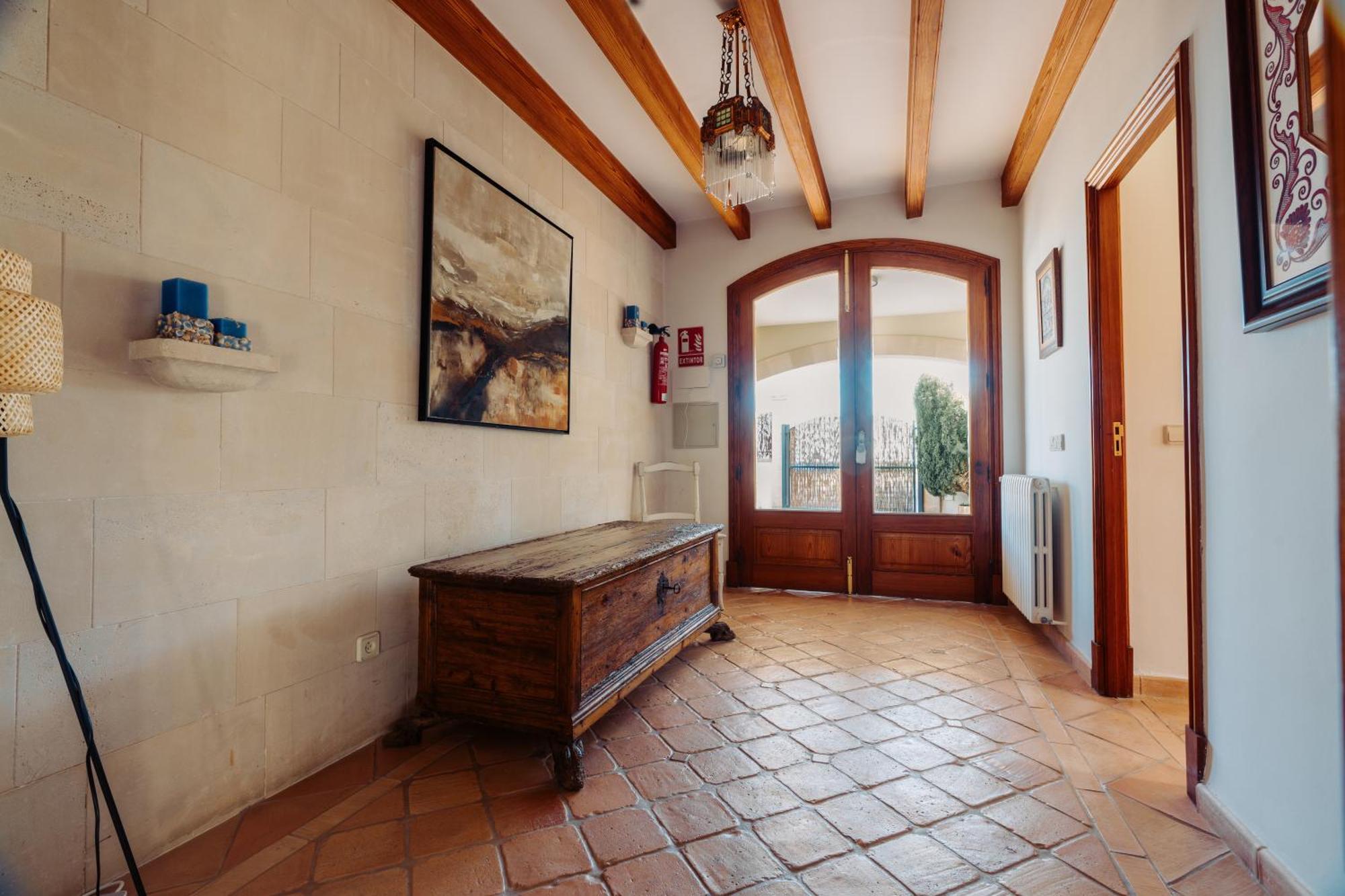 Mallorca Finca Haus Mit Pool Direkt Am Meer Es Trenc, Bootstour Moeglich Sa Rapita Exterior photo